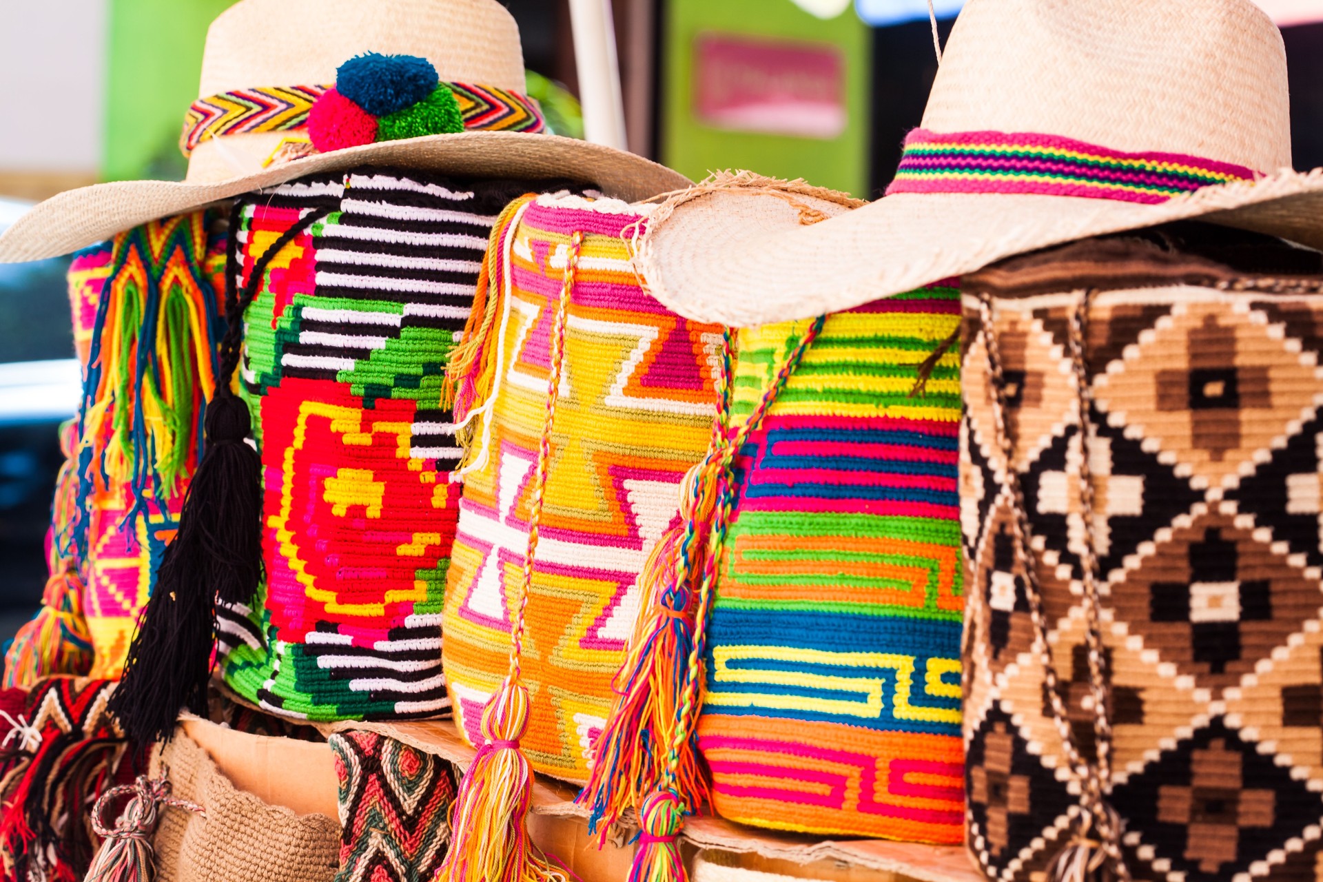 Wayuu community traditional bags